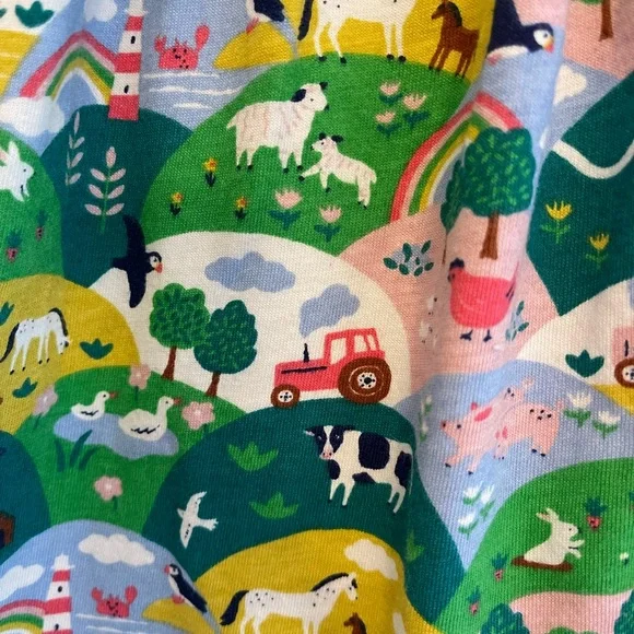 Baby Boden Yellow and White Striped Dress - Picture 3 of 7